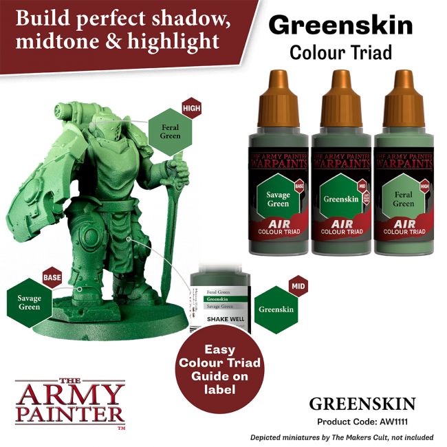 Warpaints Air: Greenskin (The Army Painter) (AW1111) (41)