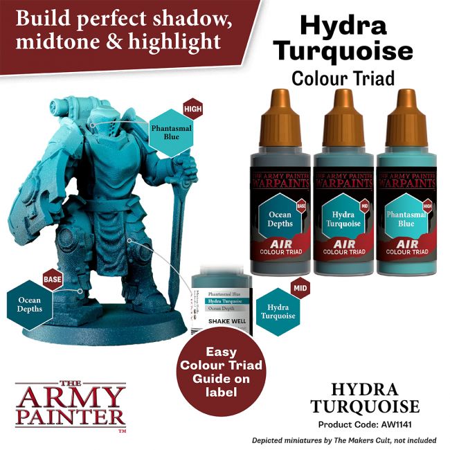 Warpaints Air: Hydra Turquoise (The Army Painter) (AW1141) (32)