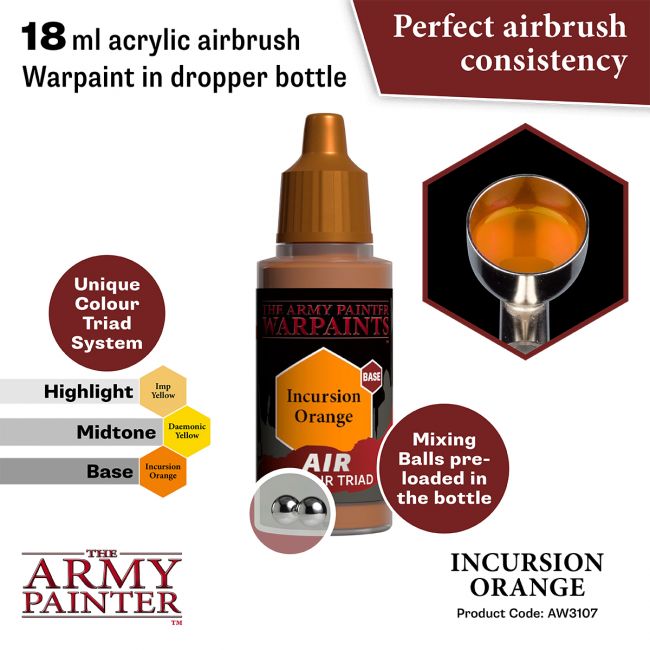 Warpaints Air: Incursion Orange (The Army Painter) (AW3107) (67)