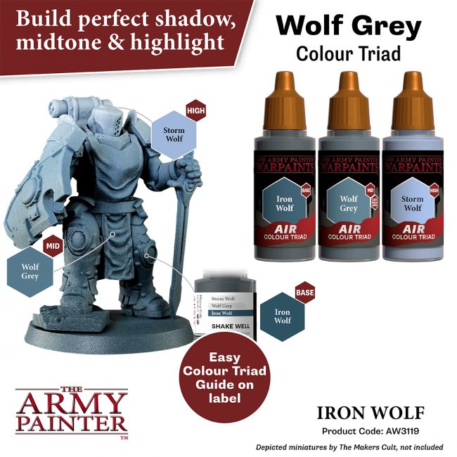 Warpaints Air: Iron Wolf (The Army Painter) (AW3119) (10)