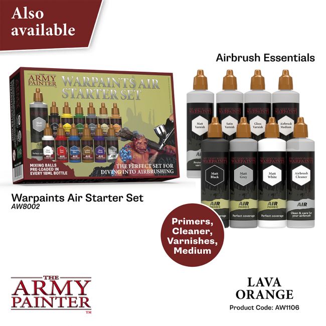 Warpaints Air: Lava Orange (The Army Painter) (AW1106) (65)