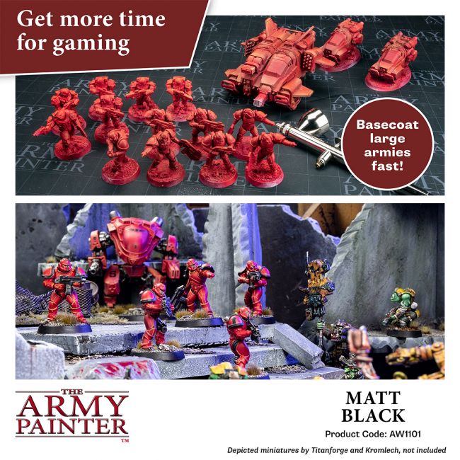 Warpaints Air: Matt Black (The Army Painter) (AW1101) (1)