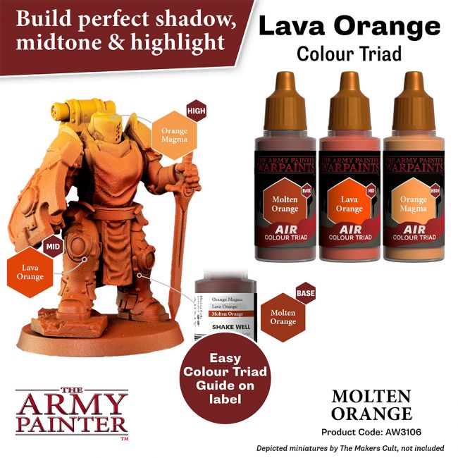 Warpaints Air: Molten Orange (The Army Painter) (AW3106) (64)