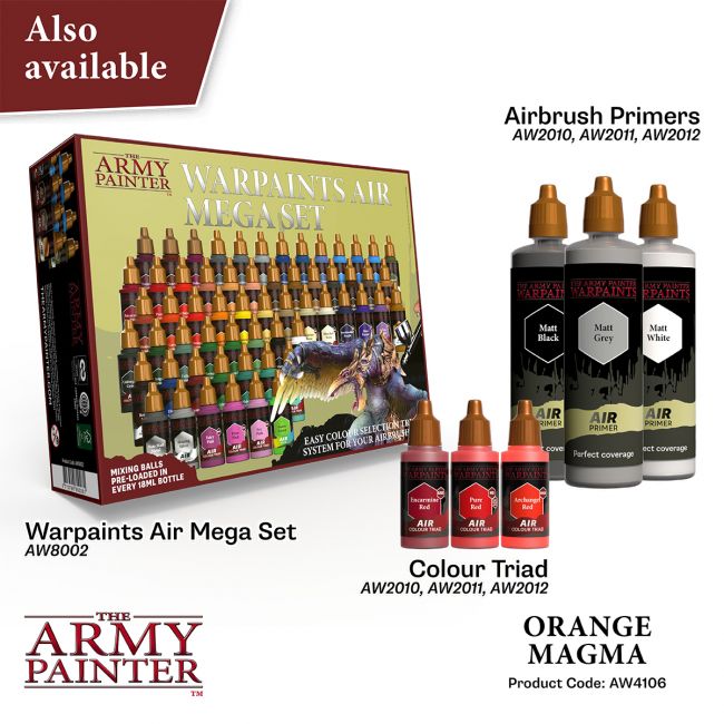Warpaints Air: Orange Magma (The Army Painter) (AW4106) (66)