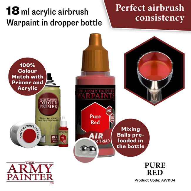 Warpaints Air: Pure Red (The Army Painter) (AW1104) (62)