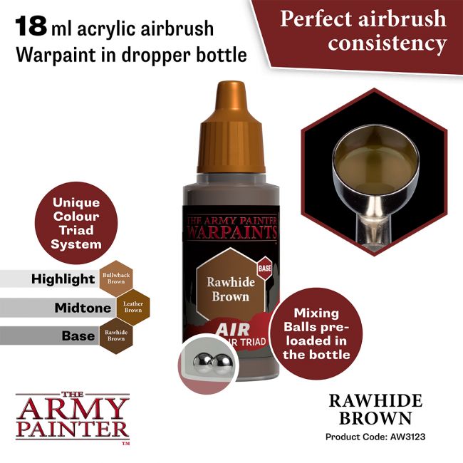 Warpaints Air: Rawhide Brown (The Army Painter) (AW3123) (85)