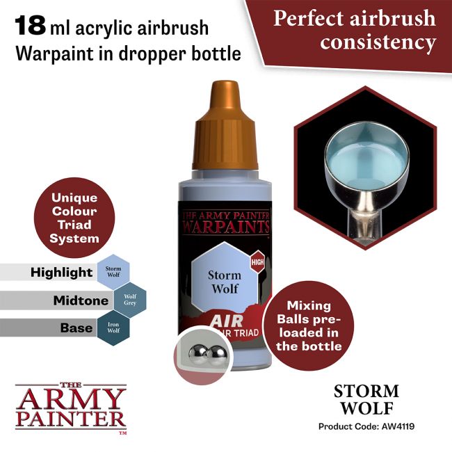 Warpaints Air: Storm Wolf (The Army Painter) (AW4119) (12)