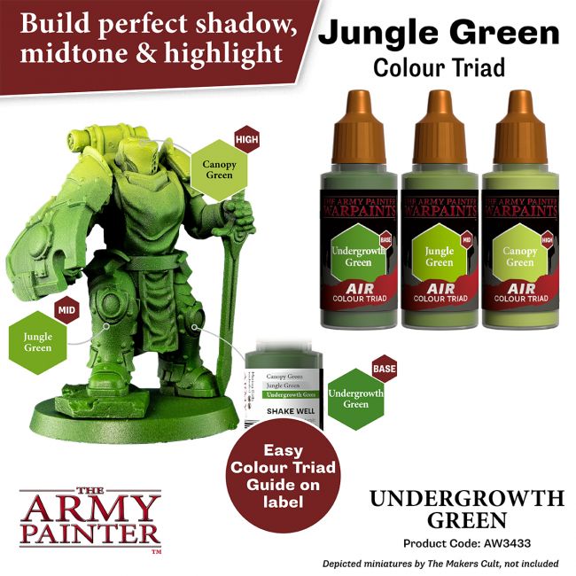 Warpaints Air: Undergrowth Green (The Army Painter) (AW3433) (46)