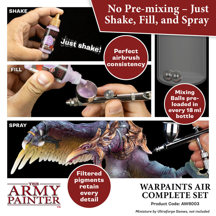 Warpaints Air - Warpaints Air Complete Set (The Army Painter) (AW8003)
