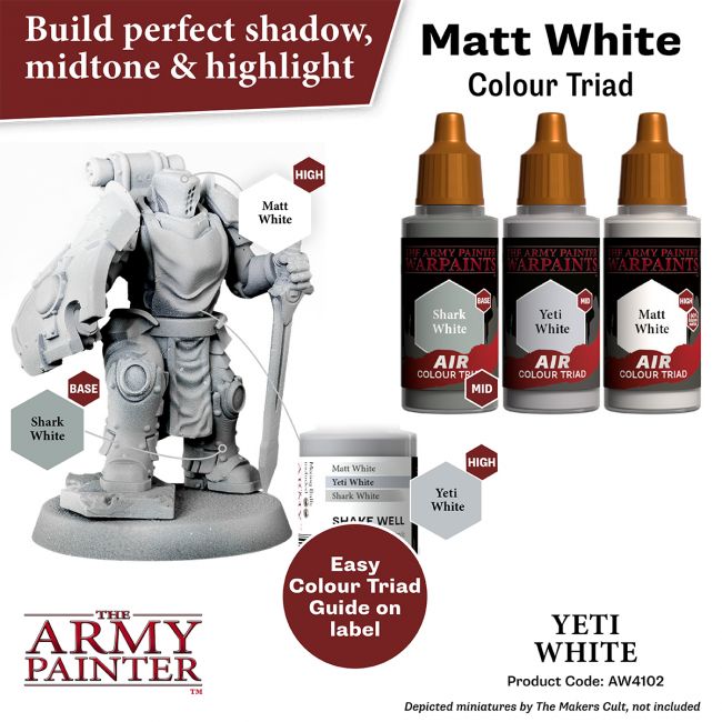 Warpaints Air: Yeti White (The Army Painter) (AW4102) (8)
