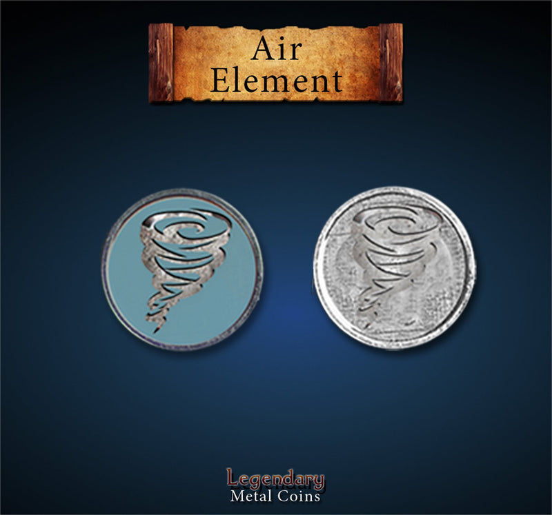 Legendary Metal Coins - Elements Metal Coin Set: Air (Drawlab)