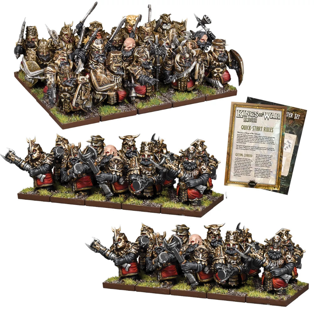 Kings of War: Abyssal Dwarfs - Ambush Starter Set