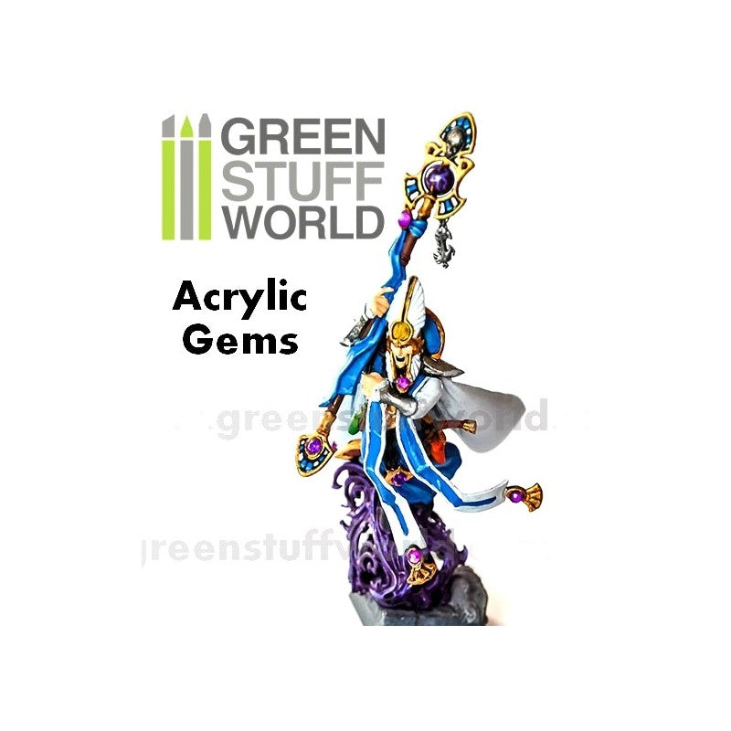 Micro Acrylic Gems - 1mm to 2.5mm (Green Stuff World)