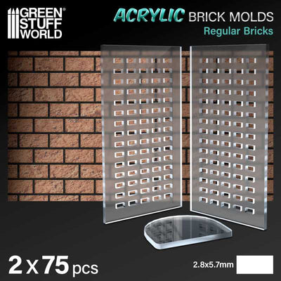 Acrylic molds - Bricks (Green Stuff World)