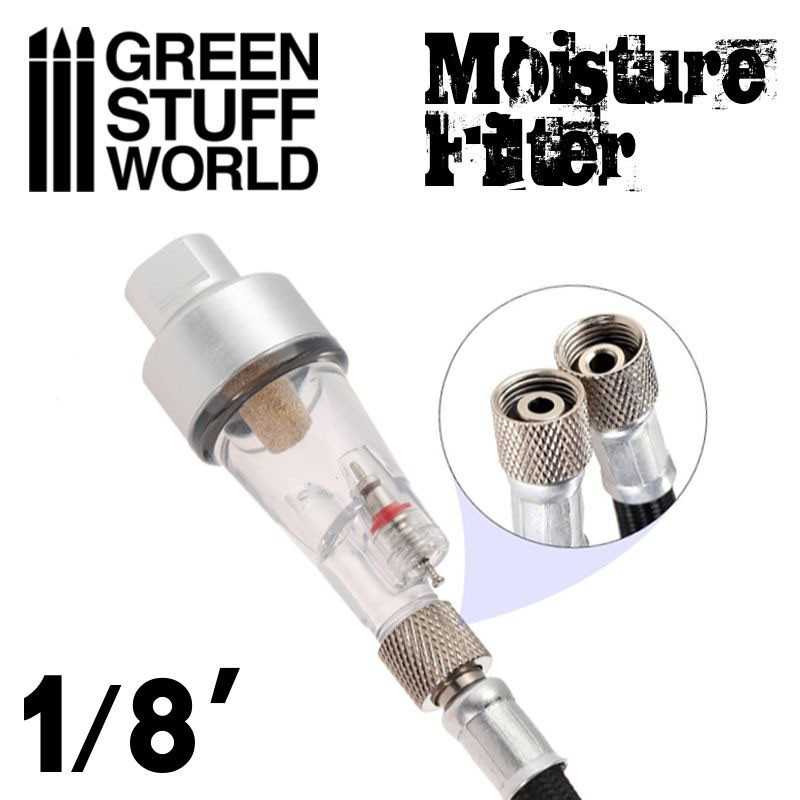 Airbrush Moisture Air Filter 1/8 (Green Stuff World)