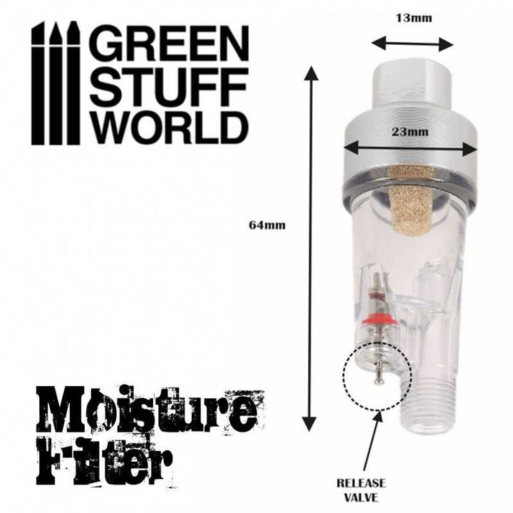 Airbrush Moisture Air Filter 1/8 (Green Stuff World)