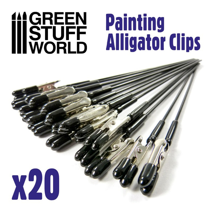 Alligator Clips x20 (Green Stuff World)