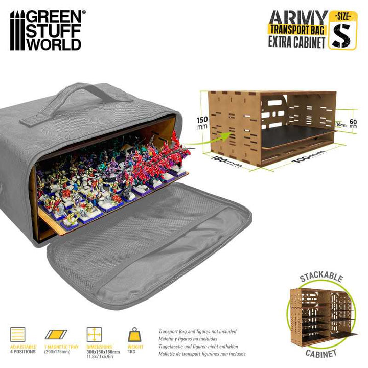 Army Transport Bag - Extra Cabinet S (Green Stuff World)