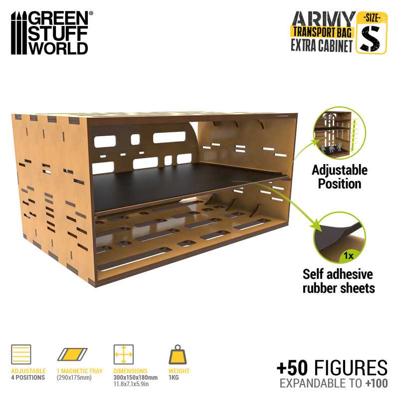 Army Transport Bag - Extra Cabinet S (Green Stuff World)