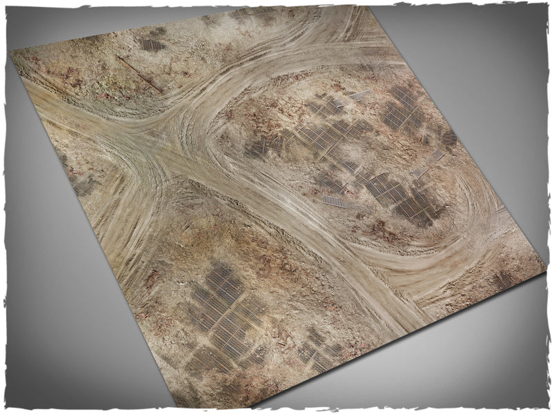 Gaming mat - Ash Wasteland (90x90 cm)