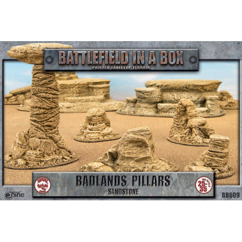 Battlefield in a Box: Badlands - Pillars (Sandstone) (BB609)