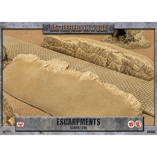 Battlefield in a Box: Essentials - Escarpments (Sandstone) (BB640)