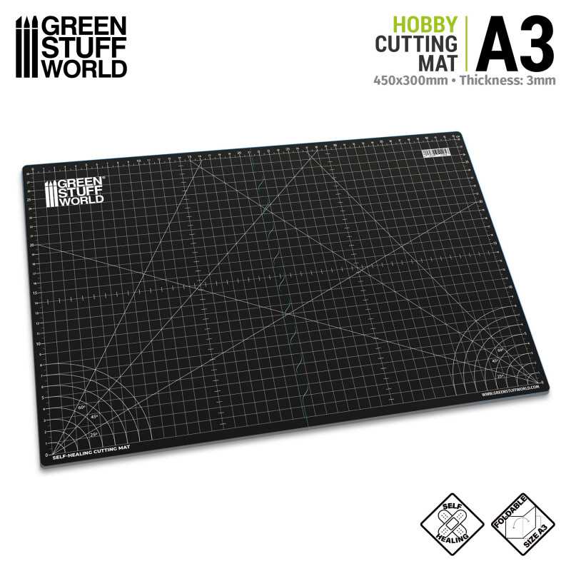 BLACK Cutting Mat A3 (Green Stuff World)