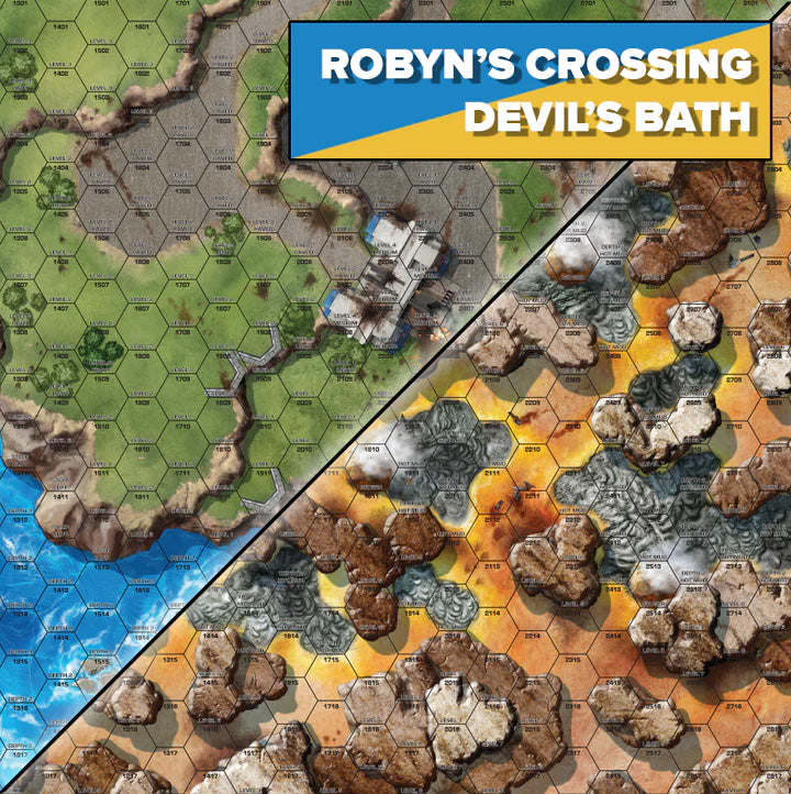 BattleTech: BattleMat Tukayyid - Robyn's Crossing/Devil's Bath