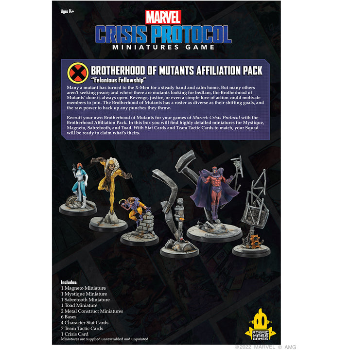 Marvel: Crisis Protocol - Brotherhood of Mutants Affiliation Pack