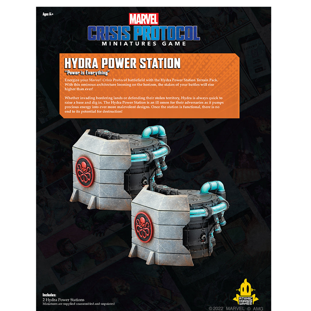 Marvel: Crisis Protocol - Hydra Power Station Terrain Pack