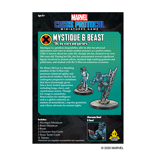 Marvel: Crisis Protocol - Mystique & Beast