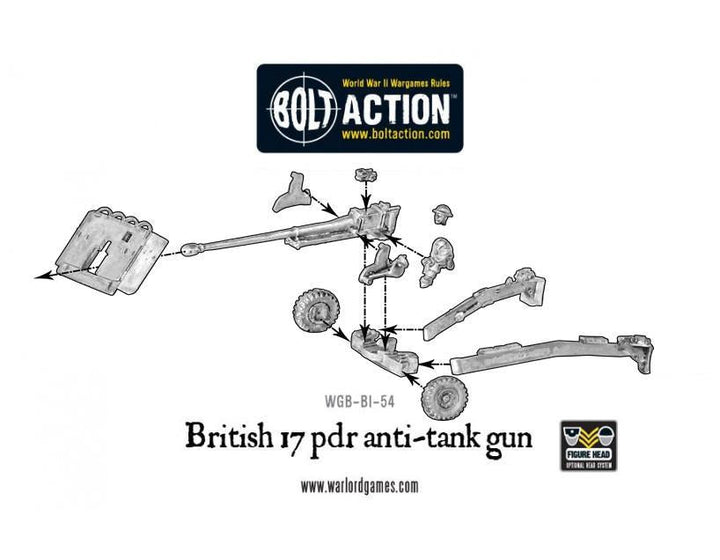 Bolt Action: British Army 17 pdr anti-tank gun