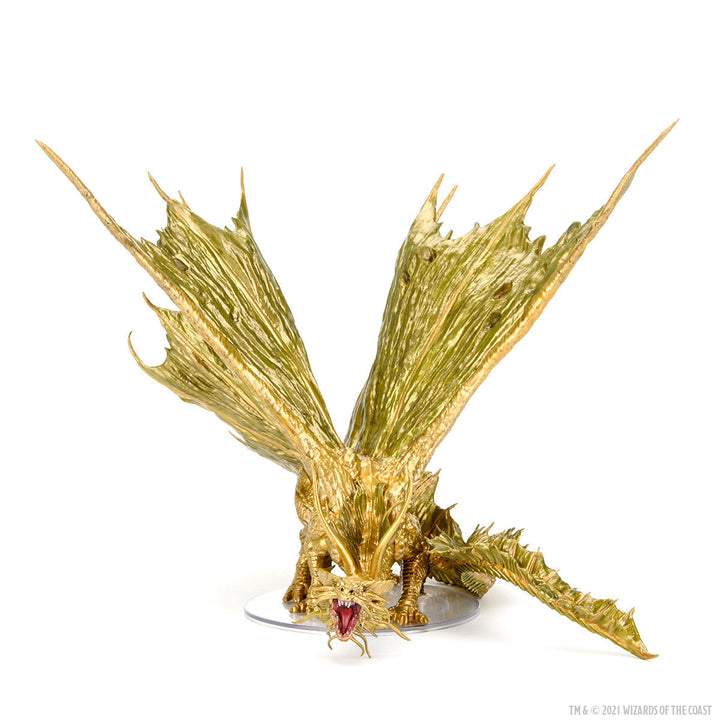 Dungeons & Dragons: Icons of the Realms - Adult Gold Dragon Premium Figure