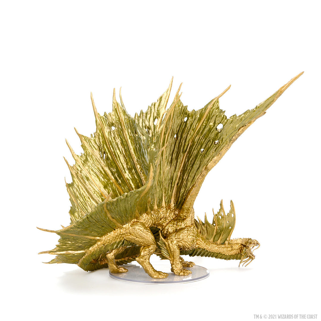 Dungeons & Dragons: Icons of the Realms - Adult Gold Dragon Premium Figure