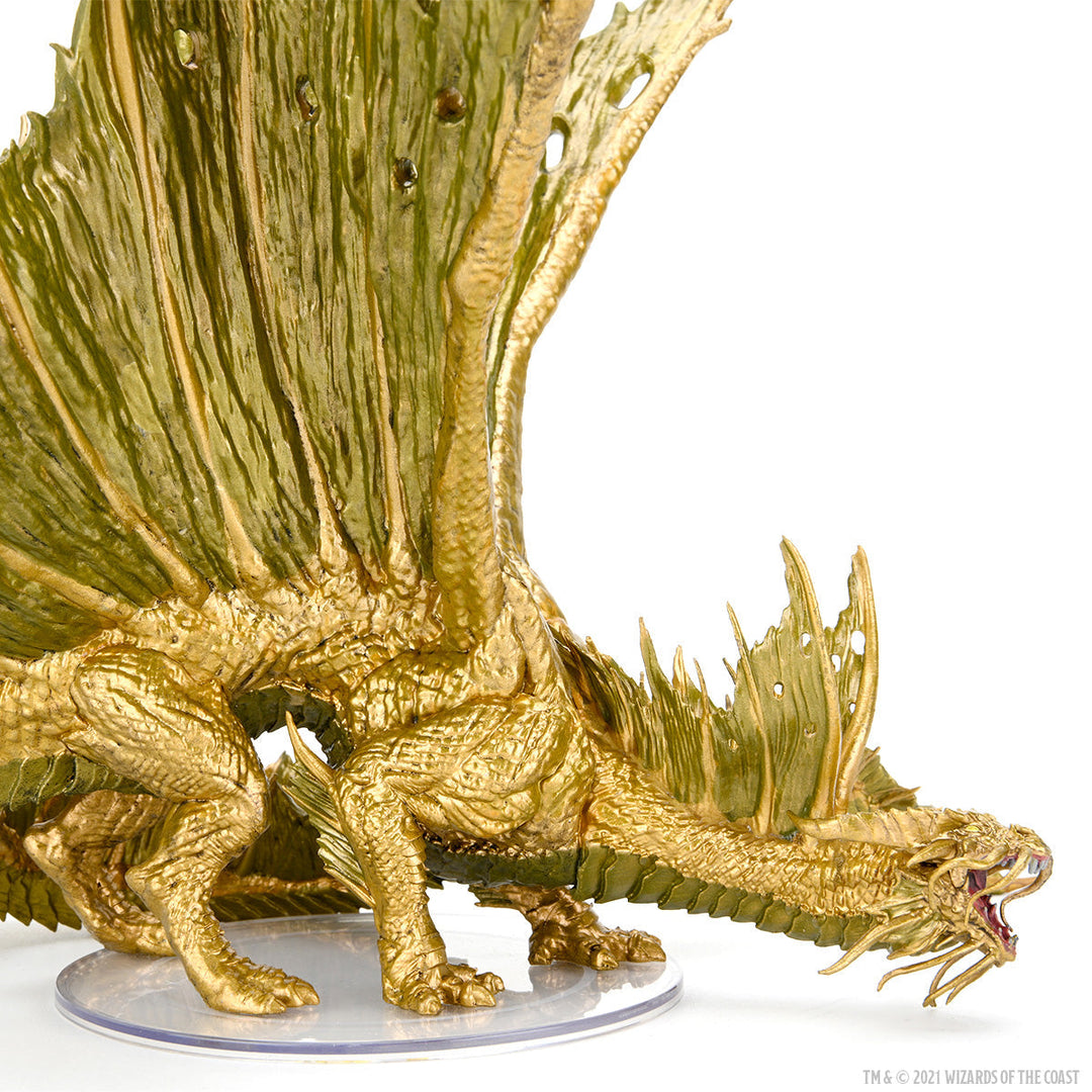 Dungeons & Dragons: Icons of the Realms - Adult Gold Dragon Premium Figure