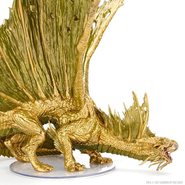 Dungeons & Dragons: Icons of the Realms - Adult Gold Dragon Premium Figure