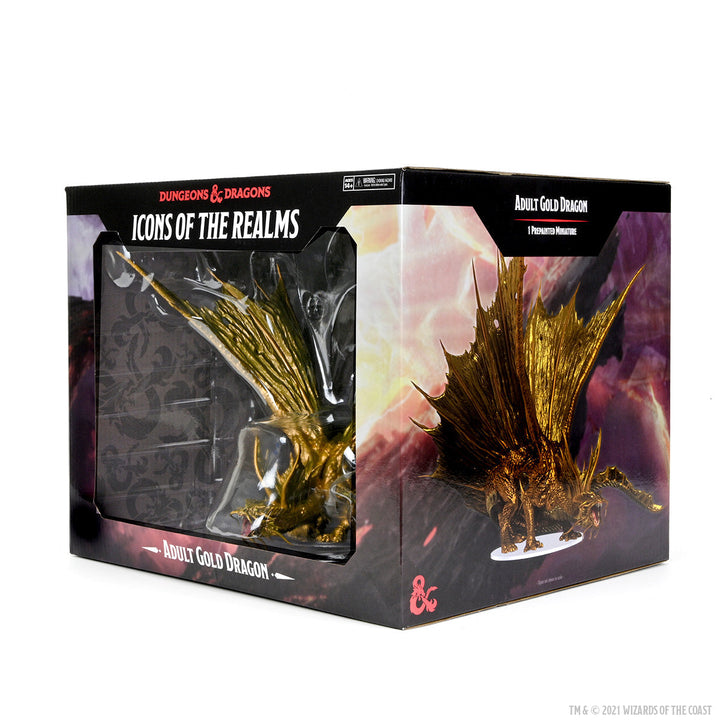 Dungeons & Dragons: Icons of the Realms - Adult Gold Dragon Premium Figure