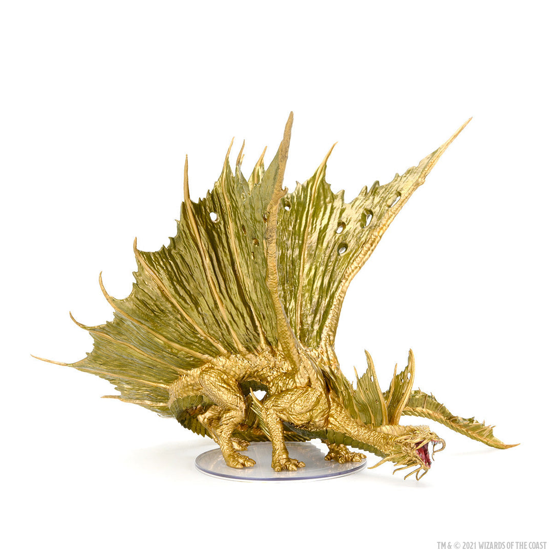 Dungeons & Dragons: Icons of the Realms - Adult Gold Dragon Premium Figure