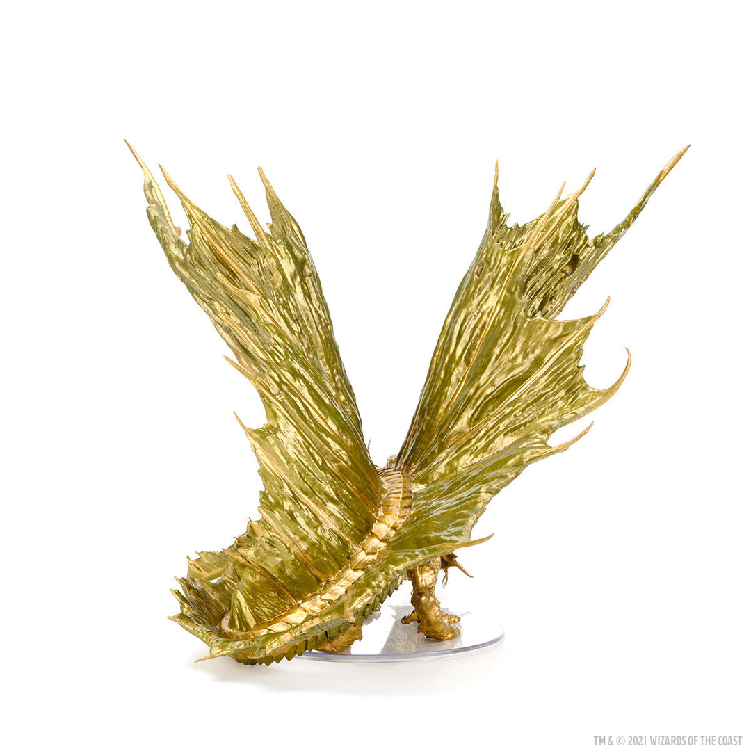 Dungeons & Dragons: Icons of the Realms - Adult Gold Dragon Premium Figure