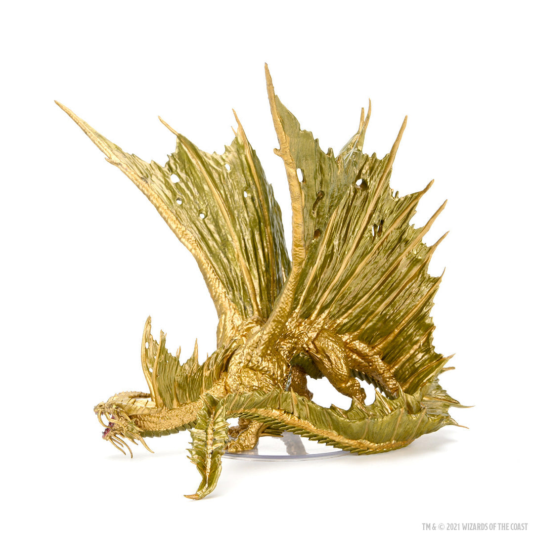 Dungeons & Dragons: Icons of the Realms - Adult Gold Dragon Premium Figure