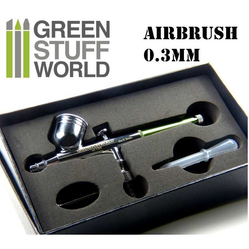 Dual-action GSW Airbrush 0.3 mm (Green Stuff World)