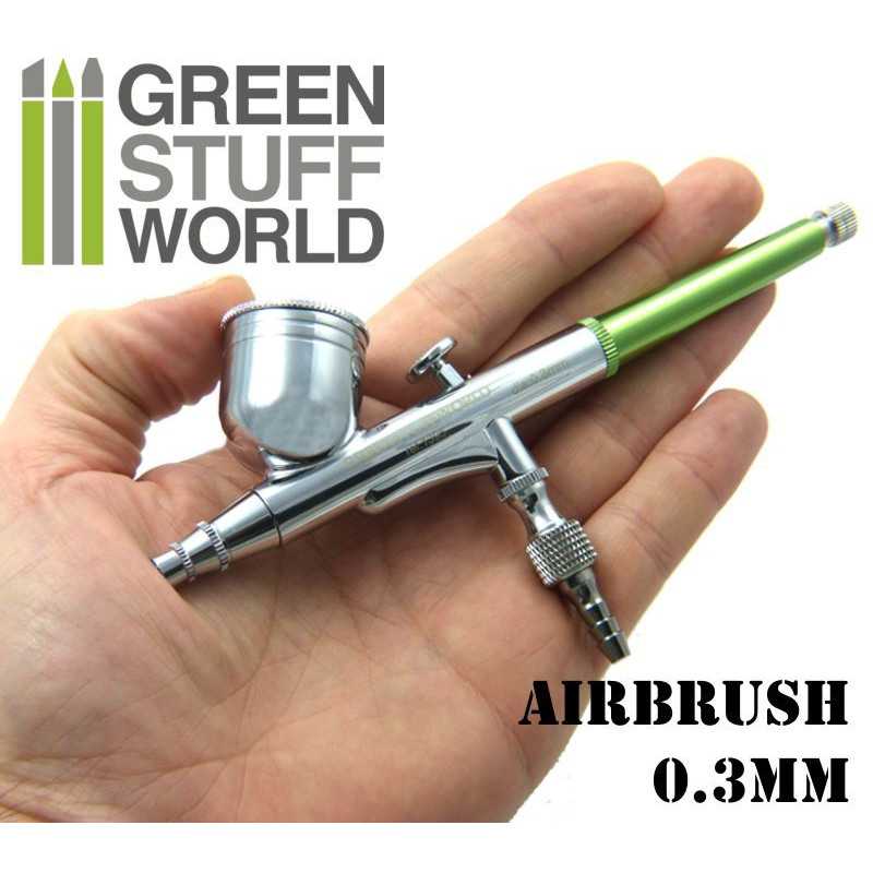 Dual-action GSW Airbrush 0.3 mm (Green Stuff World)