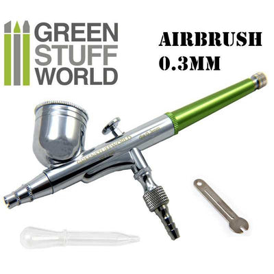 Dual-action GSW Airbrush 0.3 mm (Green Stuff World)