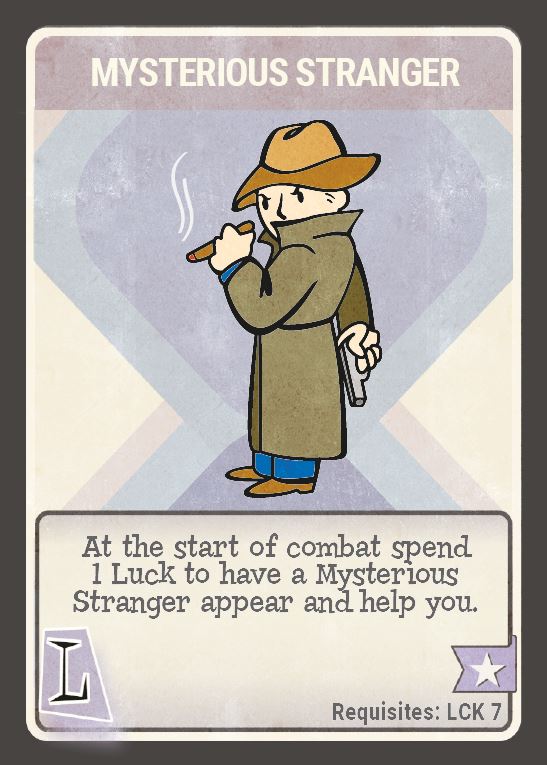 Fallout: The Roleplaying Game Perk Cards