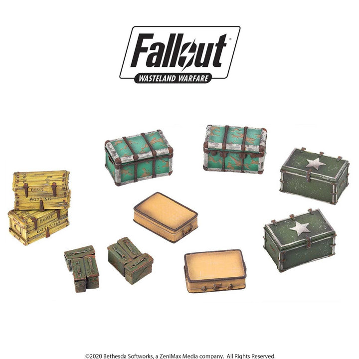 Fallout: Wasteland Warfare Models - Cases and Crates