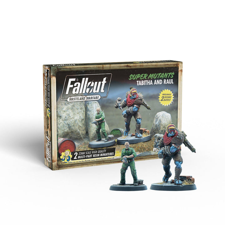 Fallout: Wasteland Warfare - Super Mutants: Tabitha and Raul