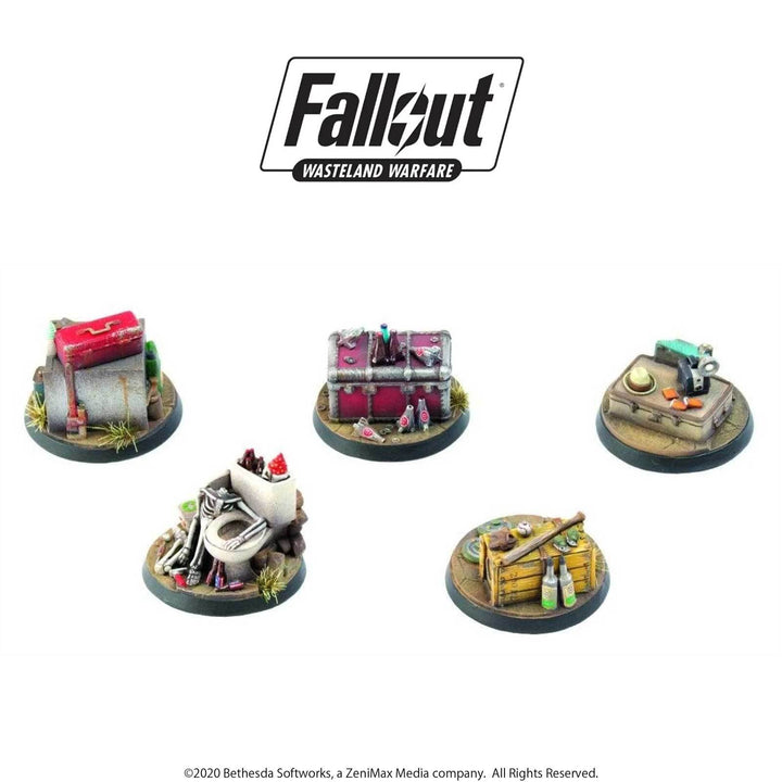 Fallout: Wasteland Warfare - Terrain Expansion: Objective Markers 1