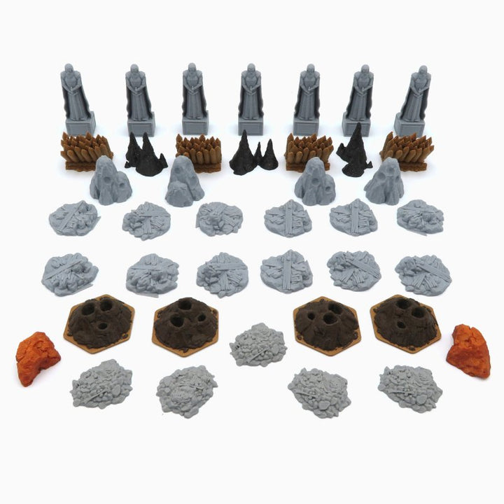 Full Scenery Pack for Jaws of the Lion - Gloomhaven - 114 Pieces (BGExpansions)