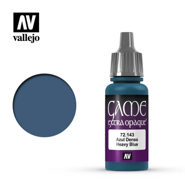 Vallejo Game Color Extra Opaque: Heavy Blue (17ml) (72.143)
