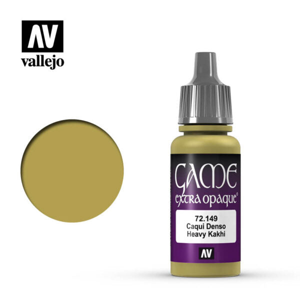Vallejo Game Color Extra Opaque: Heavy Khaki (17ml) (72.149)